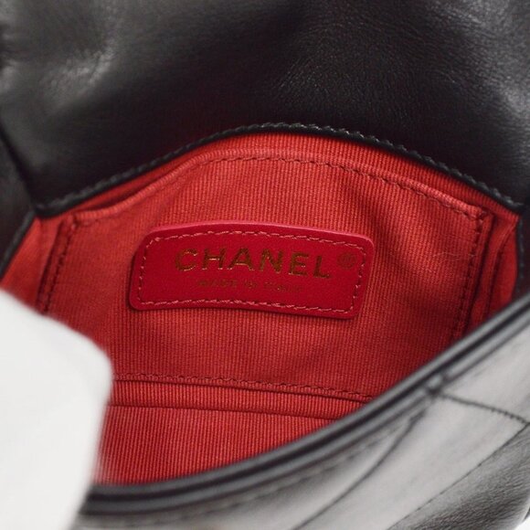 Chanel Black Calfskin Framing Chain Flap Bag NQ00882 - Picture 4 of 5